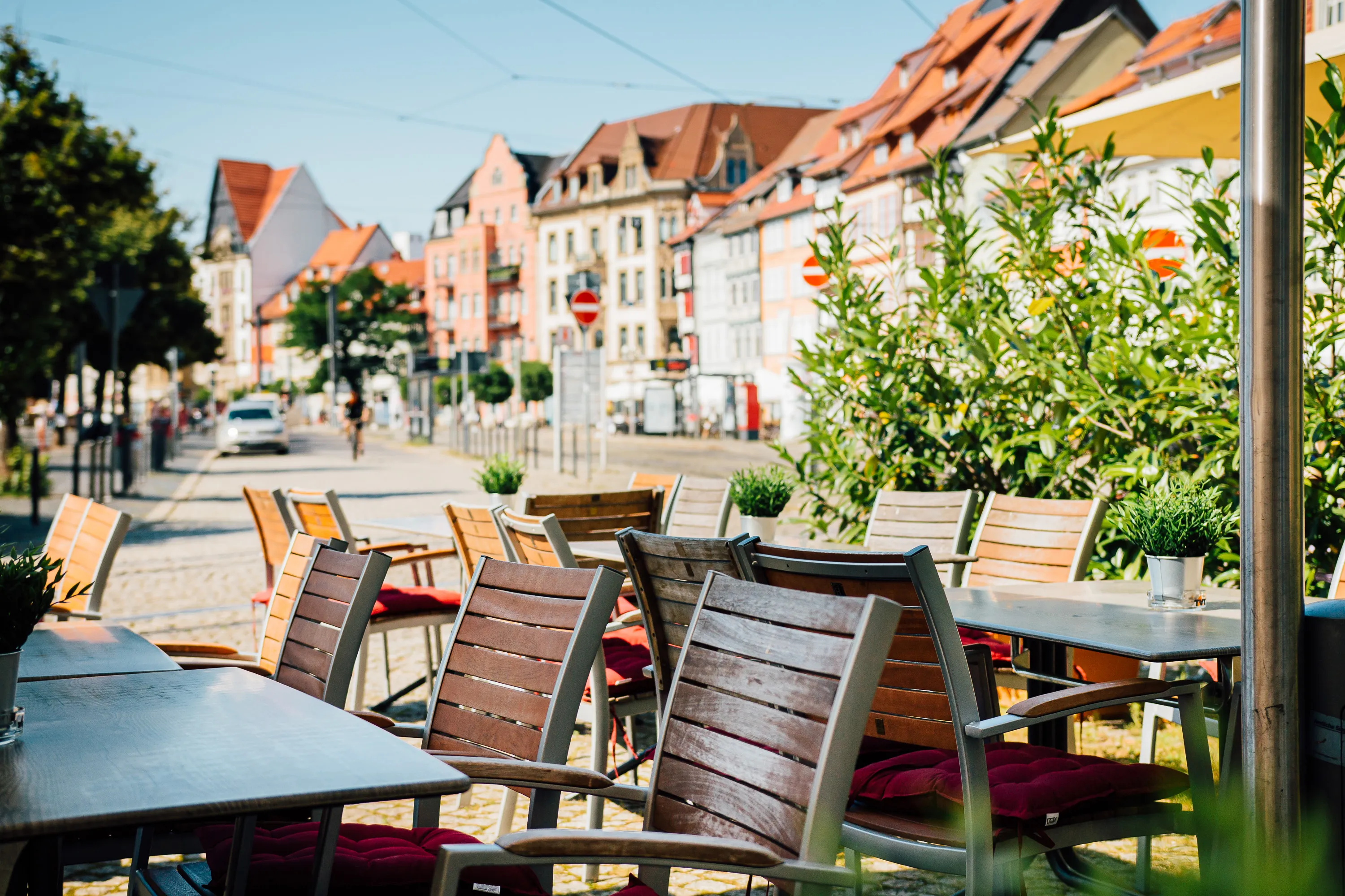 Blick über die Terrasse Richtung Dom